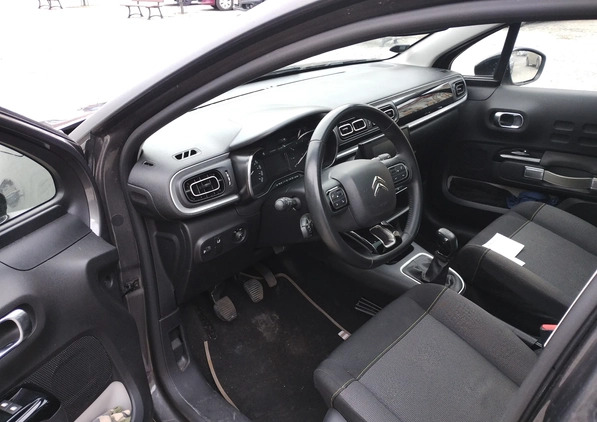 Citroen C3 cena 42800 przebieg: 44550, rok produkcji 2019 z Konin małe 154